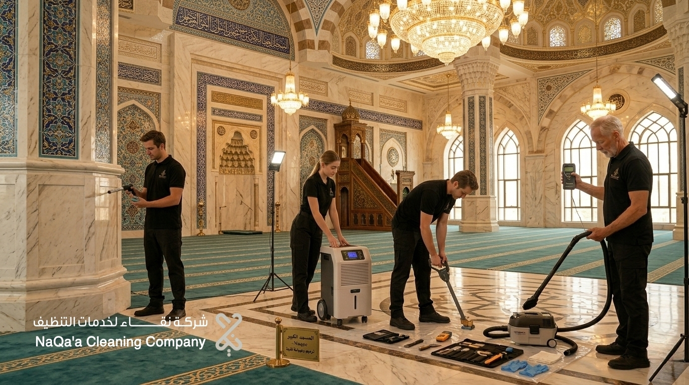 تنظيف المساجد بالرياض — شركة نقاء للتنظيف والصيانة