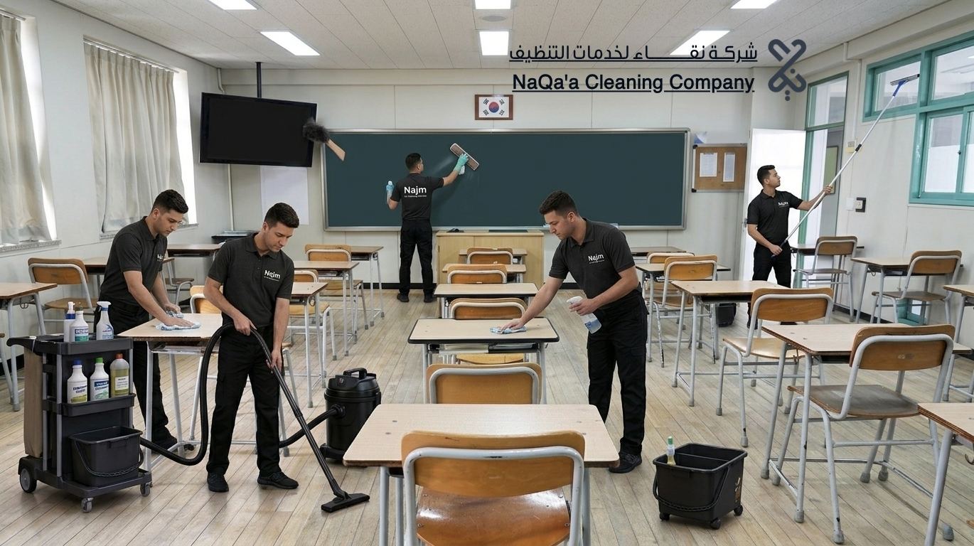شركة تنظيف مدارس بالرياض 2026 – مؤسسة نقاء للتنظيف